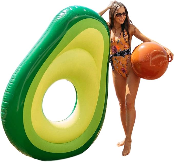 🦄🥑 ¡Colchoneta de Aire Inflable de Unicornio y Aguacate para Flotar en la Piscina! 🌊🦄