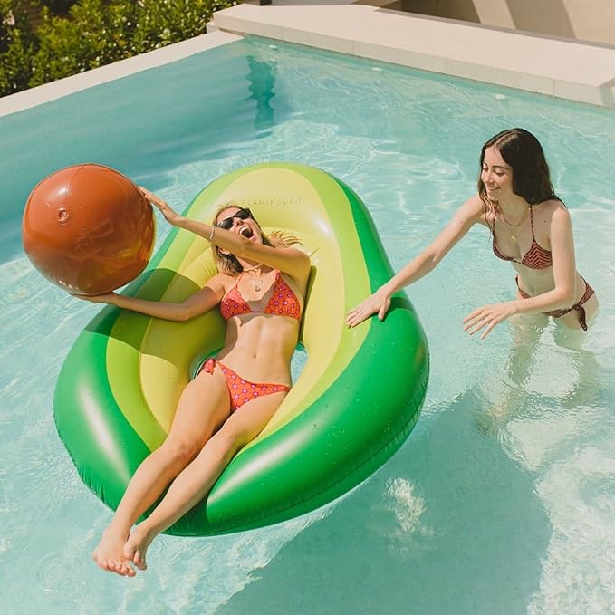 🦄🥑 ¡Colchoneta de Aire Inflable de Unicornio y Aguacate para Flotar en la Piscina! 🌊🦄